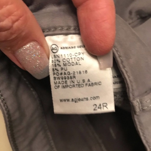 Adriano Goldschmied light gray stilt skinny jeans - Picture 5 of 8